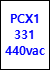 PCX1331 440vac Series EMI Suppression Film Capacitors